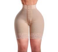 Generisch Ceinture ventrale pour femme - Body plat pour femme - Culotte gainante avec crochet et fermeture éclair - Corset pour femme, kaki, 3XL