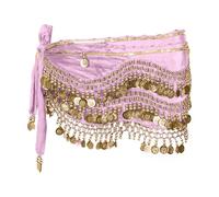 Generisch Chaîne de hanche à franges pour femme - Ceinture à paillettes indiennes - Foulard à paillettes - Ceinture brillante - Danse du ventre - Costume de carnaval - Élégante boîte de fête