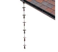 Generisch Chaîne de pluie antirouille décorative lourde et rotative | Adaptateur d'extérieur pour jardin, terrasse, balcon, cour, décoration murale