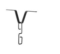 Generisch Chaîne de pluie avec clip pour gouttière - Support en métal en forme de V - Pour jardin, terrasse, arrière-cour, balcon, toit, conduit de pluie, nichoir à oiseaux, extérieur