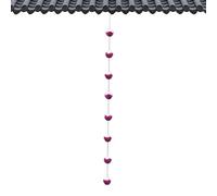 Generisch Chaîne - Jeu d'eau de jardin | Chaîne de pluie décorative en métal, résistante aux intempéries, pour maison, abri de jardin et terrasse, fonctionnelle et évacuation de l'eau