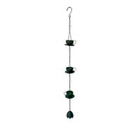 Generisch Chaînes de gouttière en forme de tasse au design vintage | Chaîne de pluie de rechange pour jardin, pelouse, chemin, terrasse, balcon, jardin avant et arrière-cour