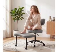 Generisch Chaise de méditation professionnelle avec roulettes, pour s'asseoir dans un siège de couture, chaise de bureau TDAH, avec tabouret réglable en hauteur, design flexible pour les personnes