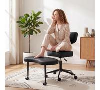 Generisch Chaise de méditation professionnelle avec roulettes, pour s'asseoir dans un siège de couture, chaise de bureau TDAH, avec tabouret réglable en hauteur, design flexible pour les personnes