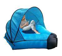 Generisch Chaise longue gonflable - 180 cm - Chaise longue résistante aux UV - Canapé de camping coupe-vent - Siège de plage portable - Chaise de pique-nique durable - Confortable pour les aventures