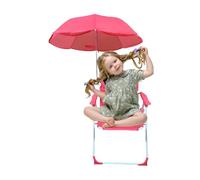 Generisch Chaise pour enfant, avec protection solaire, siège pliable pour l'extérieur, protégé du sable, portable, légère, pour les voyages, le camping, les vacances