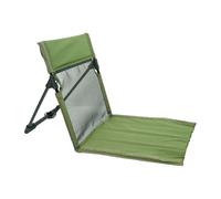 Generisch Chaises pliantes pour l'extérieur - 39,2 x 38,5 x 15,8 cm - Chaise de pêche avec dossier en tissu Oxford - Vert - Portable - Chaise de camping pliable - Siège de sol pour pique-nique, fête