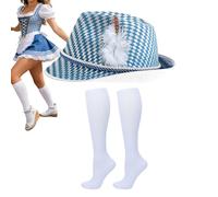 Generisch Chapeau allemand, tissu non tissé confortable et amusant | Costume de cosplay et chapeaux allemands originaux - Convient pour les fêtes, les défilés, la danse, les spectacles et la scène