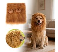 Generisch Chapeau amusant 2026 pour chiens et chats - Transformez-vous en un joli costume d'animaux (marron, 34 x 25 x 2 cm)