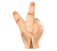 Generisch Chapeau amusant d'Halloween - Signe de paix en latex - Accessoire de fête d'Halloween - Confortable à porter