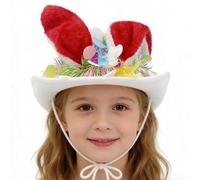 Generisch Chapeau avec oreilles de lapin pour - Chapeau saisonnier pour les fêtes de printemps, casquette de costume | Pour la chasse aux œufs, le carnaval, l'anniversaire, les fêtes de