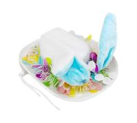 Generisch Chapeau avec oreilles de lapin pour - Chapeau western festif de style - Chapeau pour - Pour la chasse aux œufs, le carnaval, les anniversaires, les fêtes de famille, les