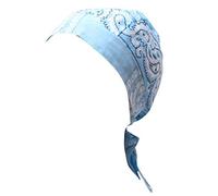 Generisch Chapeau chimio pour femme, hijab - Robe musulmane - Foulard de prière - Turban doux et respirant élégant - Chapeau d'été - Hijab pour le printemps et l'hiver, bleu ciel, taille unique