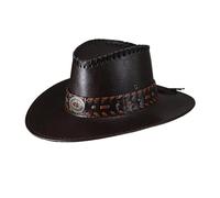 Generisch Chapeau de cowboy occidental pour hommes et femmes chapeau de soleil d'été large bord extérieur plage chapeau de protection solaire style chapeau de cowboy décoré occidental élégant unisexe