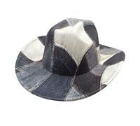 Generisch Chapeau de cowboy western pour chien - Pour homme et femme - Bord large - Pour costume, déguisement, cosplay, musique - Films de musique - Noir - Taille M