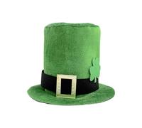 Generisch Chapeau de fête irlandaise pour la Saint Patrick - Feuille cylindrique pour fêtes et spectacles