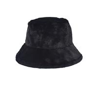 Generisch Chapeau de Pêcheur L Hiver Thermique Coupe-Vent Seau Chapeau de Pêcheur pour Femmes pour Femmes pour Bleu X, Noir , M