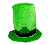 Generisch Chapeau de Saint Patrick - Chapeau vert - Costume de lutin pour homme - Bonnet de cosplay irlandais pour adultes, adolescents, hommes, femmes