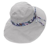 Generisch Chapeau de soleil pour enfant de 18 mois - Protection du cou, gris, taille unique