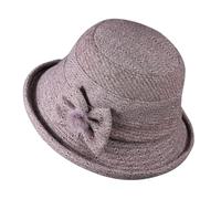 Generisch Chapeau dôme décontracté pour femme et hiver, melon un million de baisers comme moi un millionnaire, marron, M