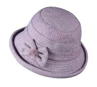 Generisch Chapeau dôme décontracté pour femme et hiver, melon un million de baisers comme moi un millionnaire, lilas, M