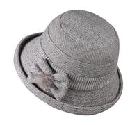 Generisch Chapeau dôme décontracté pour femme et hiver, melon un million de baisers comme moi un millionnaire, kaki, M