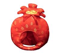 Generisch Chapeau en peluche - Plus + coton PP 30 × 35 cm Cartoon Photo Booth Couvre-chef | Accessoires photo en peluche douce, cosplay de fête, costume ca-toon événements scéniques, fêtes 1,2