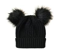 Generisch Chapeau traditionnel pour homme et femme - Bonnet en laine - Bonnet d'hiver - Mode enfant - Tricot chaud - Unisexe - Bonnet pour enfant, Noir , taille unique