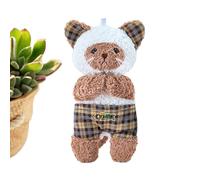 Generisch Chat en peluche - Décoration magnétique interactive - 10 cm - Doudou doux - Pour et adultes - Pour canapé, chambre d'enfant, canapé, bureau, salon, voiture et l'heure du coucher