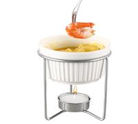Generisch Chauffe-beurre | Ustensiles de cuisine en céramique portables | Chauffe-beurre et fondue de fruits de mer - Pour la maison, la cuisine, la famille, les fêtes, le fromage, le chocolat, les