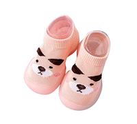Generisch Chaussettes antidérapantes pour bébé avec orteils, Rose, 21