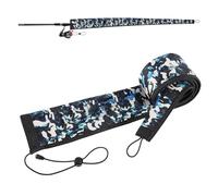 Generisch Chaussettes de canne à pêche - Housse de protection imperméable réglable en néoprène - Convient pour les lacs, les rivières, les eaux côtières, les réservoirs et les cannes à traîner