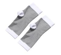 Generisch Chaussettes de compression - Manchettes de pied - Bandage de cheville - Soutien de la voûte plantaire pour œdème du talon - Tendinite - Chaussettes de sport pour femme - 35-38 - Drôle (B, M)