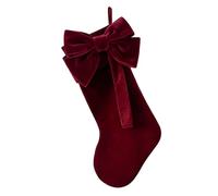 Generisch Chaussettes de Noël | Décorations festives - Bas en velours pour cheminée, cheminée, rampe d'escalier, mur, maison, ferme, fête