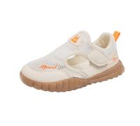 Generisch Chaussettes de sport pour fille 20 chaussures en maille pour garçons et filles au printemps, chaussures de plage d'été avec semelle souple K 35, beige, 35 EU