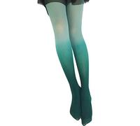 Generisch Chaussettes Femme Changement Gradient Mode Collants Classique Gradient Collants Chaussettes Hommes Noir 46-48, vert, taille unique