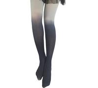 Generisch Chaussettes Femme Changement Gradient Mode Collants Classique Gradient Collants Chaussettes Hommes Noir 46-48, Noir , taille unique