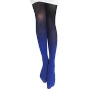 Generisch Chaussettes Femme Changement Gradient Mode Collants Classique Gradient Collants Chaussettes Hommes Noir 46-48, bleu, taille unique