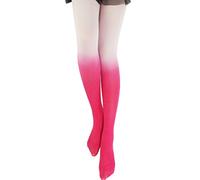 Generisch Chaussettes Femme Changement Gradient Mode Collants Classique Gradient Collants Chaussettes Hommes Noir 46-48, Rose, taille unique