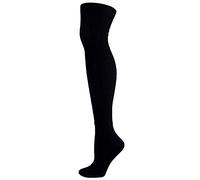 Generisch Chaussettes Femmes Coton Solide Bas de Mode pour Adultes Couleur Chaussettes Tricotées Chaussettes Blanches Hommes 39-42, Noir , taille unique
