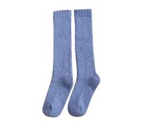 Generisch Chaussettes girafes avec impression coupe-vent, chaussettes tubulaires moyennes, chaussettes longues en coton pour tiques, bleu, taille unique