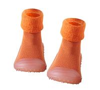 Generisch Chaussettes pour bébé - Semelles souples - Printemps et hiver - Randonnée - Éducation précoce - Raquettes à neige - Chaussettes unies - Survêtement pour tout-petit, a, 22.5 EU