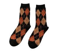 Generisch Chaussettes pour femme de style collège pour la saison fraîche - Chaussettes mi-longues - Matière douce et chaude avec motif classique - Idéales pour l'hiver, Noir , taille unique
