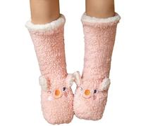Generisch Chaussettes pour femme en coton, chaussettes de Noël chaudes pour homme, pour l'hiver, pour bébé fille, lit de sommeil avec couverture chaude non plugged pour dortoir, PK3., taille unique