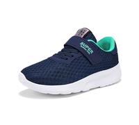 Generisch Chaussettes pour filles, baskets pour enfants, filles, garçons, chaussures de course, légères et respirantes, à enfiler, bleu, 39 EU