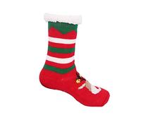 Generisch Chaussettes pour homme et femme, chaussettes de sol, chaussettes de neige, chaussettes en polaire épaisse, chaussettes bio pour femme, noires, vert, taille unique