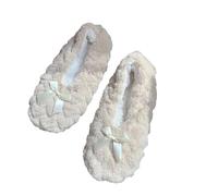 Generisch Chaussons confortables en polaire, chaussettes chaudes, chaussons épais pour adultes, chaussettes confortables, idéales pour l'hiver pour se détendre à la maison, beige, 44 EU