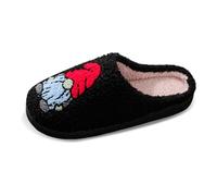 Generisch Chaussons d'hiver pour femme - Impression de Noël - Chaudes et confortables - Avec semelle antidérapante - Pantoufles douillettes pour les fêtes et les tendances de la maison