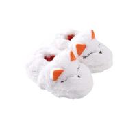 Generisch Chaussons d'hiver pour filles avec un design chaud et moulé, adaptés aux enfants, doux et confortables, adaptés aux enfants., Blanc., 26 EU