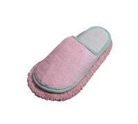 Generisch Chaussons élégants pour femme pour l'automne et l'hiver, doux avec des pantoufles de nettoyage épaisses et amovibles pour une utilisation confortable à la maison, rouge, Large